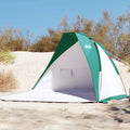 vidaXL Namiot plażowy, morska zieleń, 268x223x125 cm, poliester 185T
