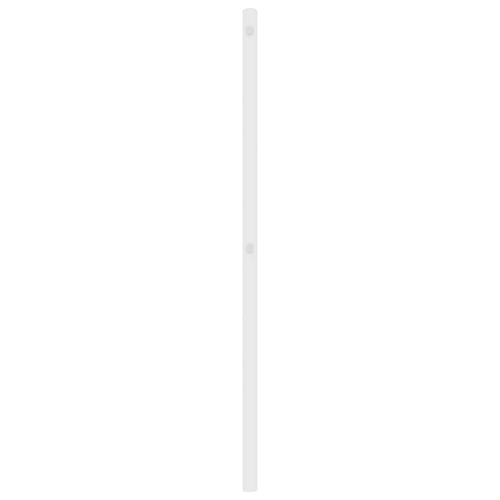 vidaXL Metalowe wymienne wezgłowie, białe, 100 cm