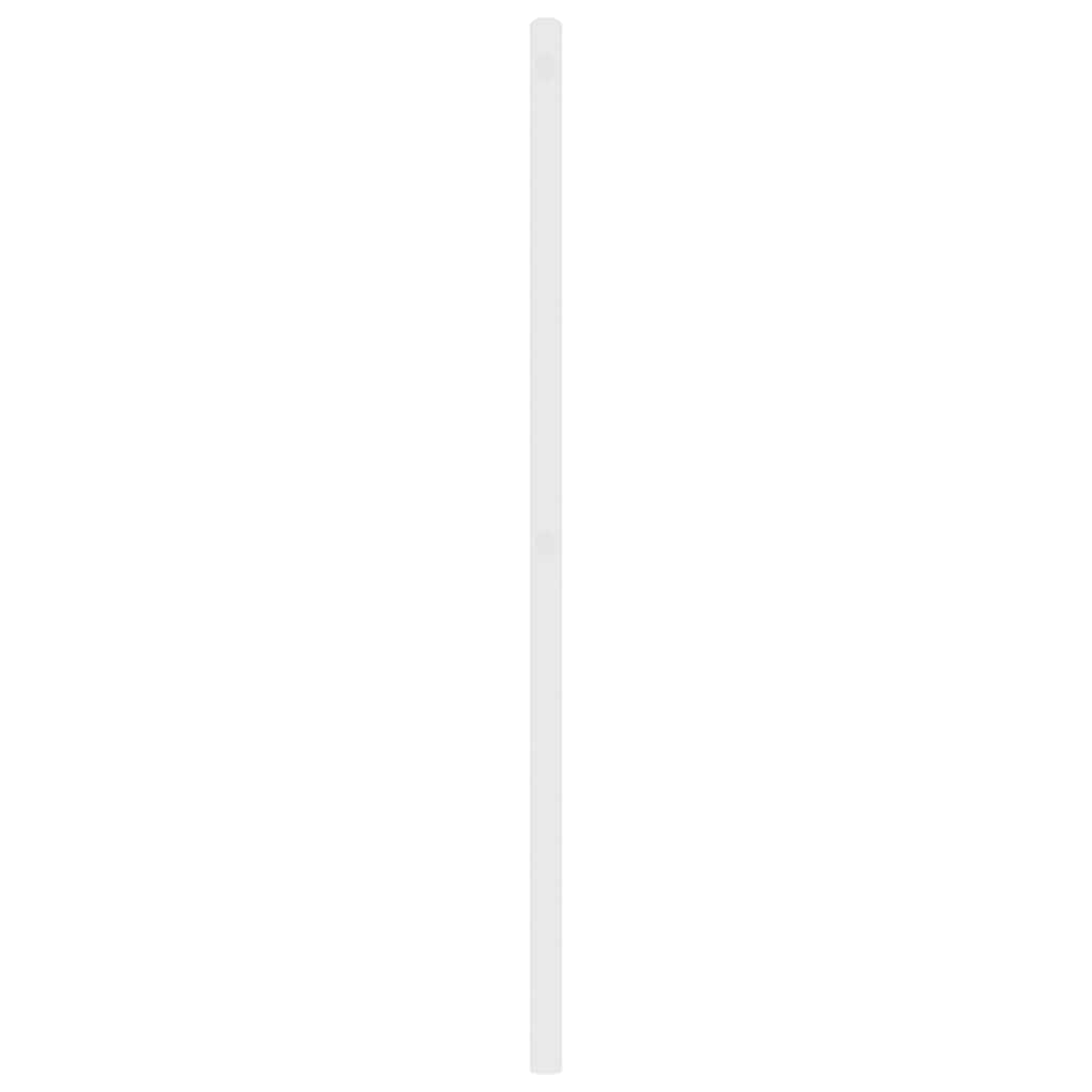 vidaXL Metalowe wymienne wezgłowie, białe, 193 cm