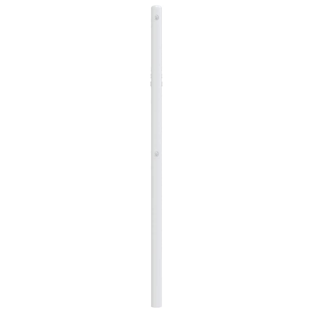 vidaXL Metalowe wymienne wezgłowie, białe, 100 cm