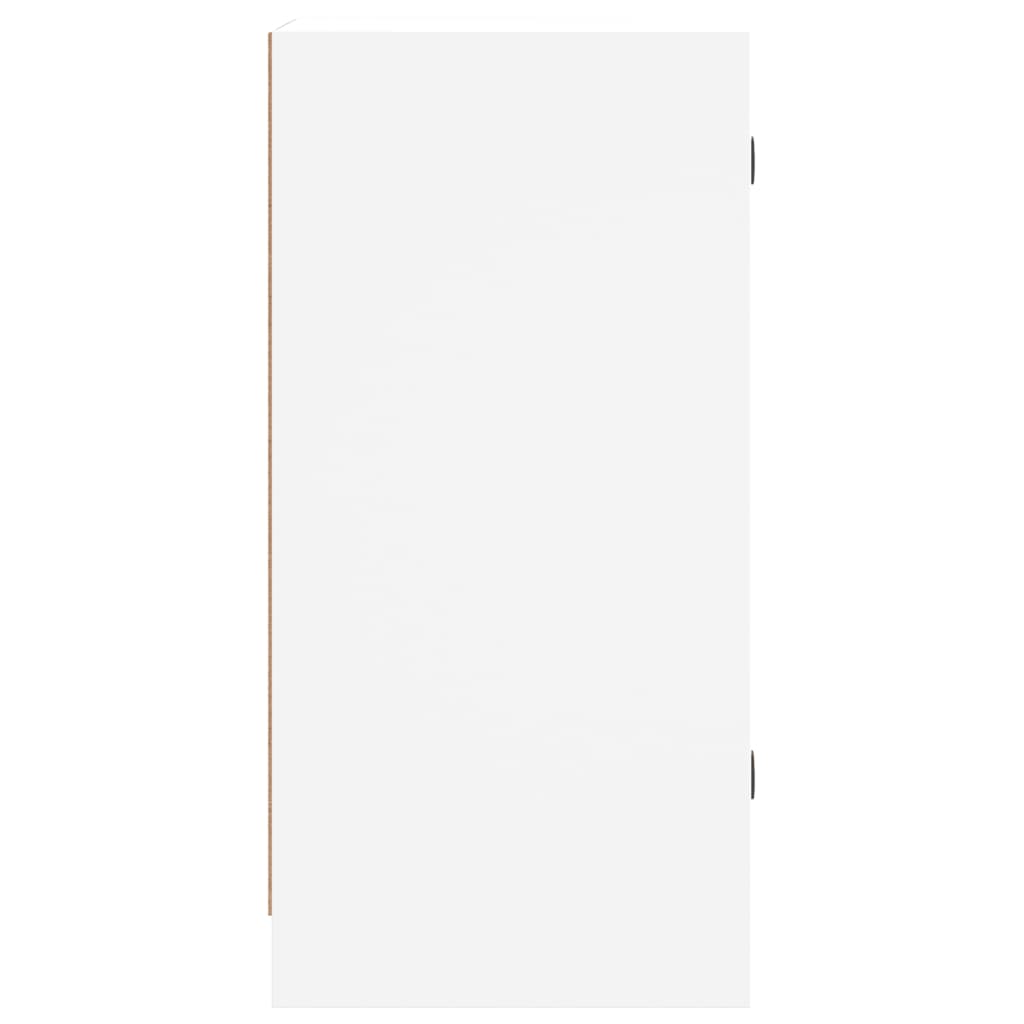 vidaXL Szafka ze szklanymi drzwiami, biała, 35x37x75,5 cm