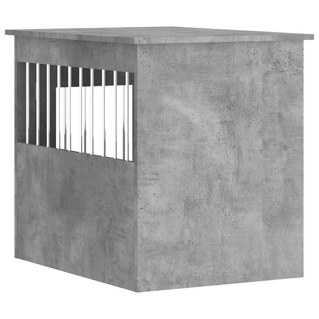 vidaXL Kojec dla psa, szary beton 55x75x65 cm, materiał drewnopochodny