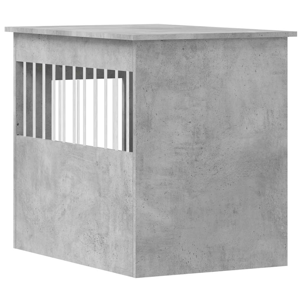 vidaXL Kojec dla psa, szary beton 55x80x68 cm, materiał drewnopochodny