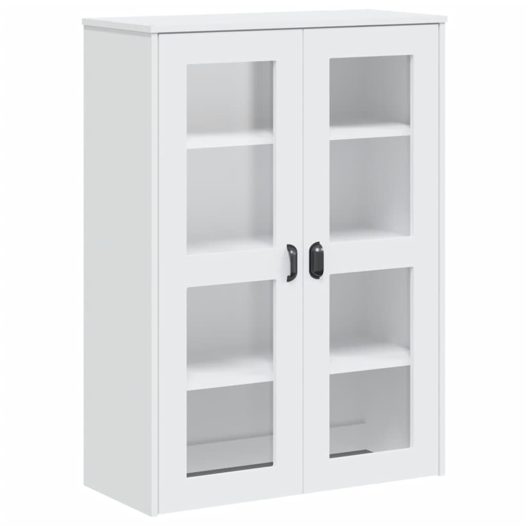 vidaXL Kredens VIKEN, biały, 80x40x190 cm, lite drewno sosnowe
