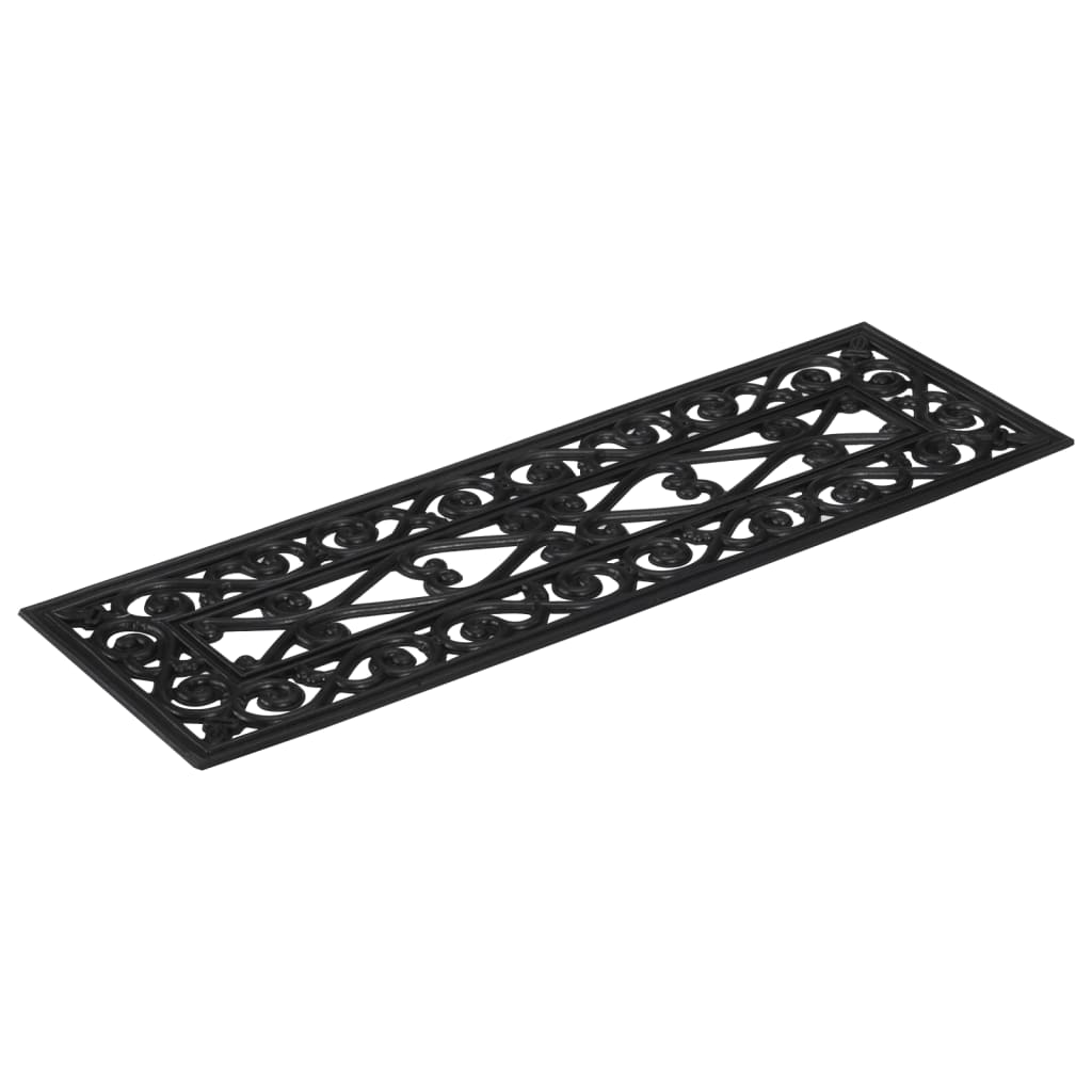 vidaXL Nakładki na schody, 5 szt., 25x75 cm, gumowe