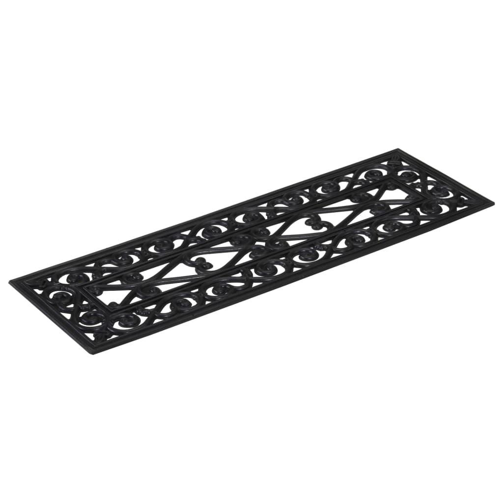 vidaXL Nakładki na schody, 10 szt., 25x75 cm, gumowe