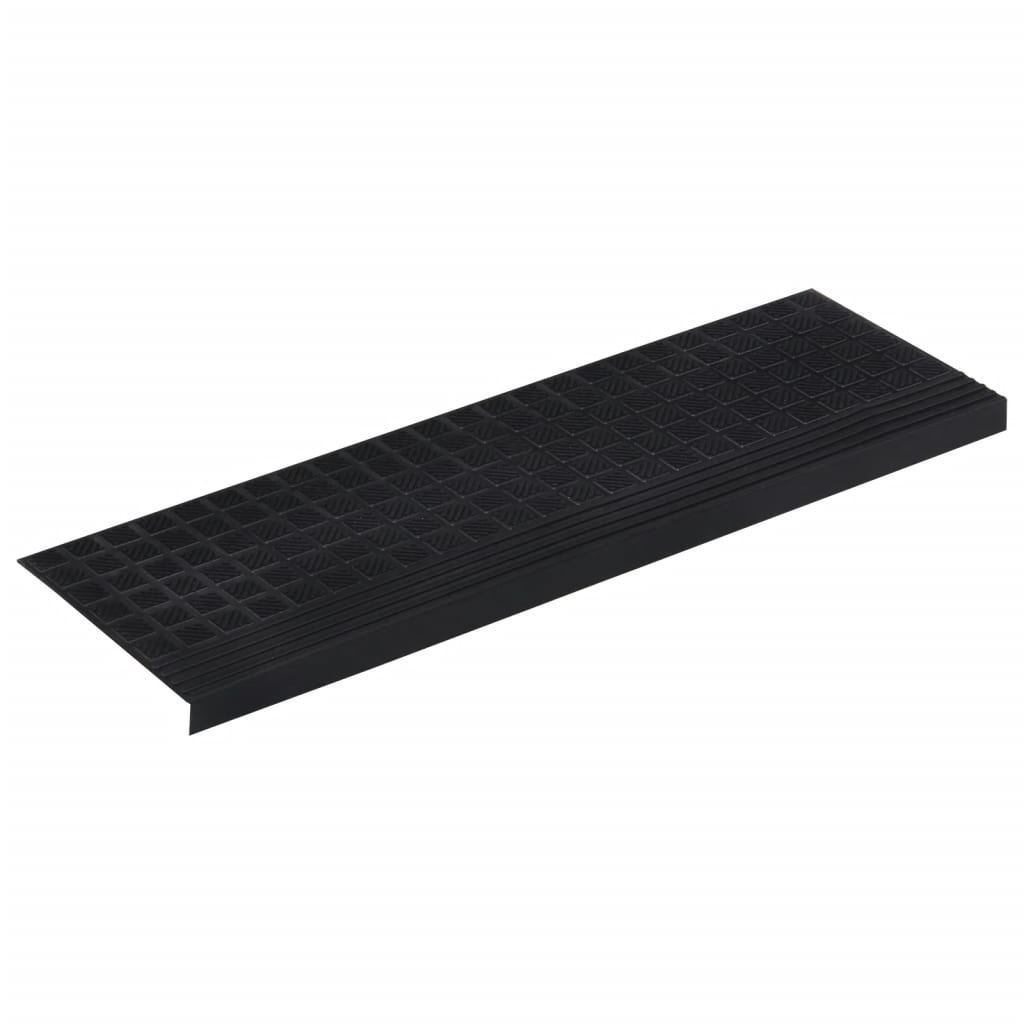 vidaXL Nakładki na schody, 5 szt., 25x75 cm, gumowe