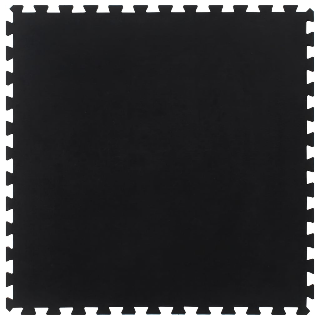 vidaXL Podłogowa mata gumowa, czarna, 12 mm, 100x100 cm