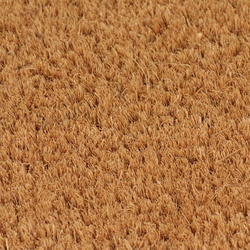vidaXL Wycieraczka, naturalna, 50x80 cm, włókno kokosowe, tuftowana