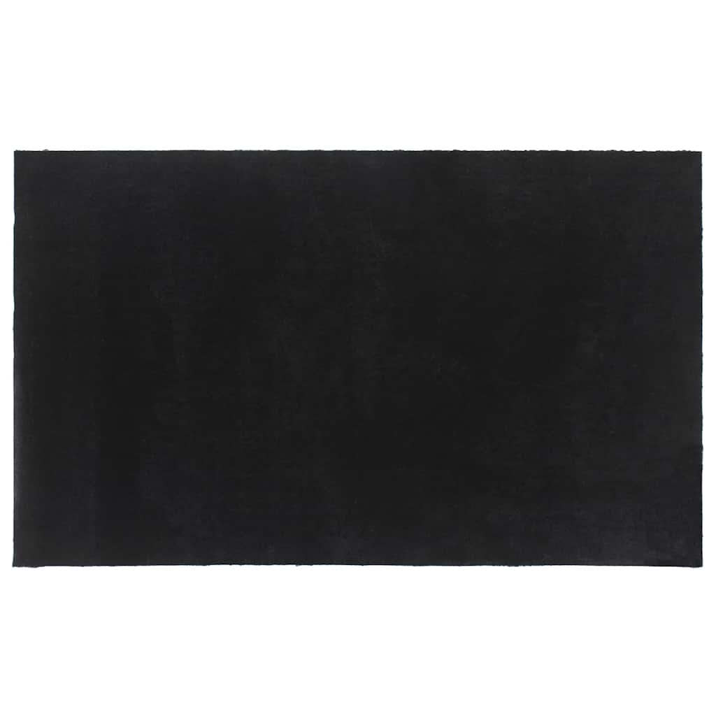 vidaXL Wycieraczka, czarna, 90x150 cm, włókno kokosowe, tuftowana