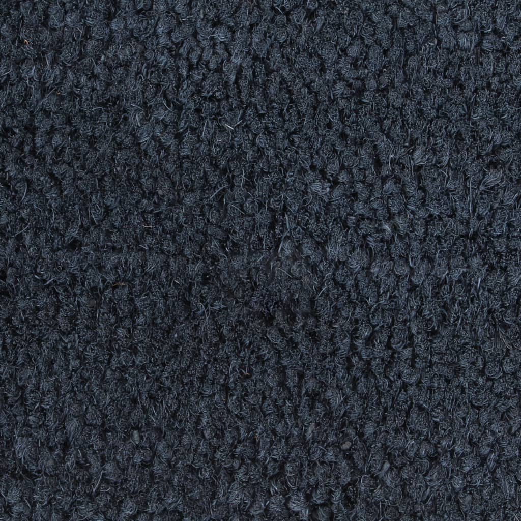 vidaXL Wycieraczki, 2 szt., ciemnoszare, 40x60 cm, włókno kokosowe