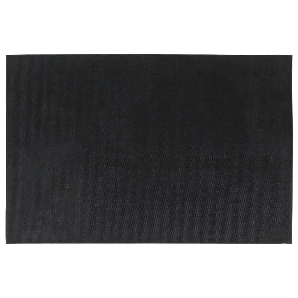 vidaXL Wycieraczki, 5 szt., ciemnoszare, 40x60 cm, włókno kokosowe
