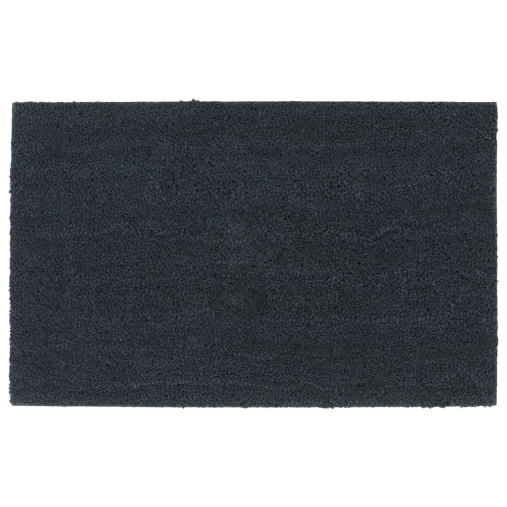 vidaXL Wycieraczka, ciemnoszara, 50x80 cm, włókno kokosowe, tuftowana