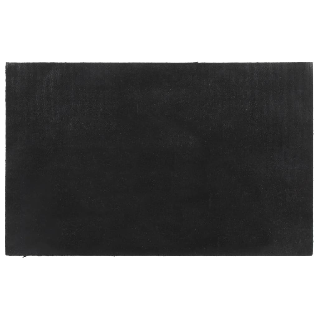 vidaXL Wycieraczka, ciemnoszara, 50x80 cm, włókno kokosowe, tuftowana