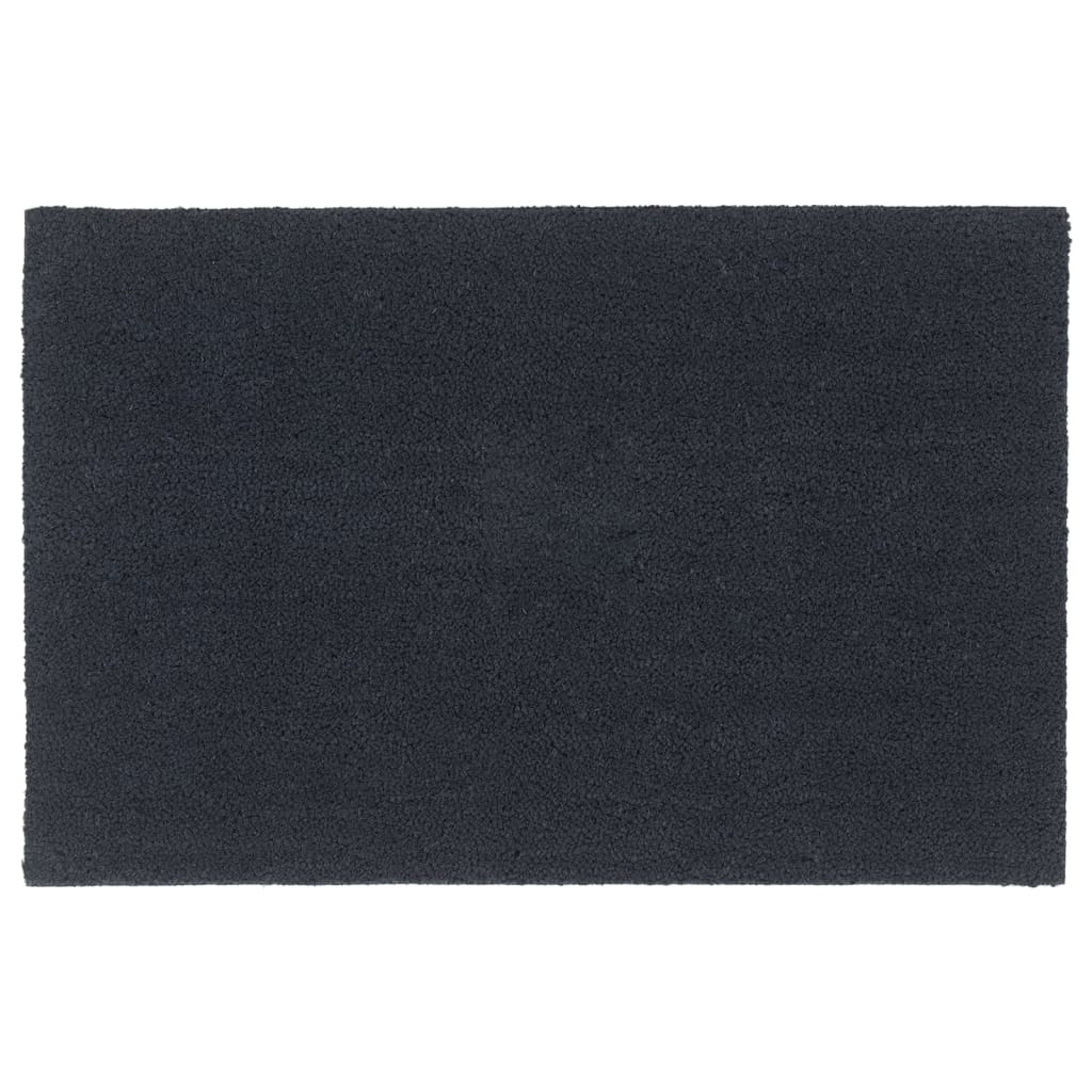 vidaXL Wycieraczka, ciemnoszara, 65x100 cm, włókno kokosowe, tuftowana