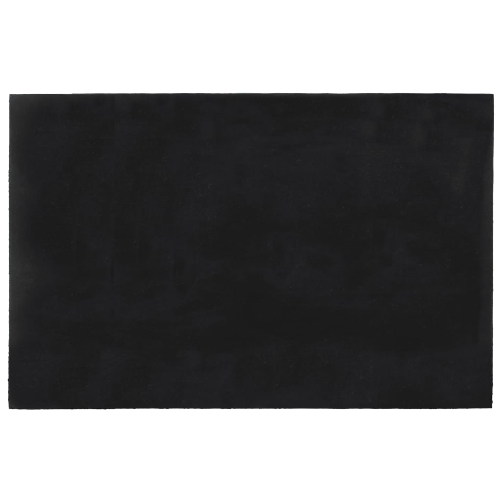 vidaXL Wycieraczka, ciemnoszara, 65x100 cm, włókno kokosowe, tuftowana