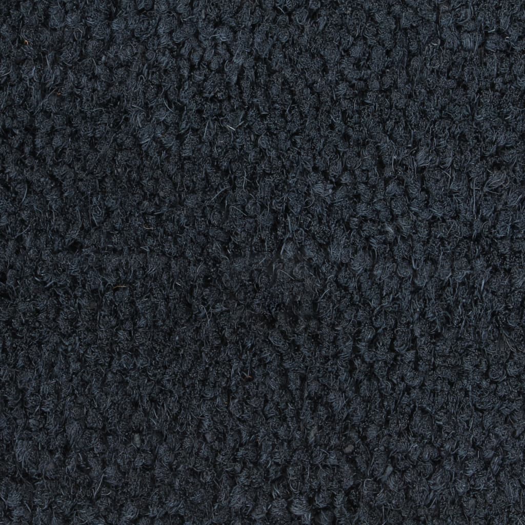 vidaXL Wycieraczka, ciemnoszara, 90x150 cm, włókno kokosowe, tuftowana