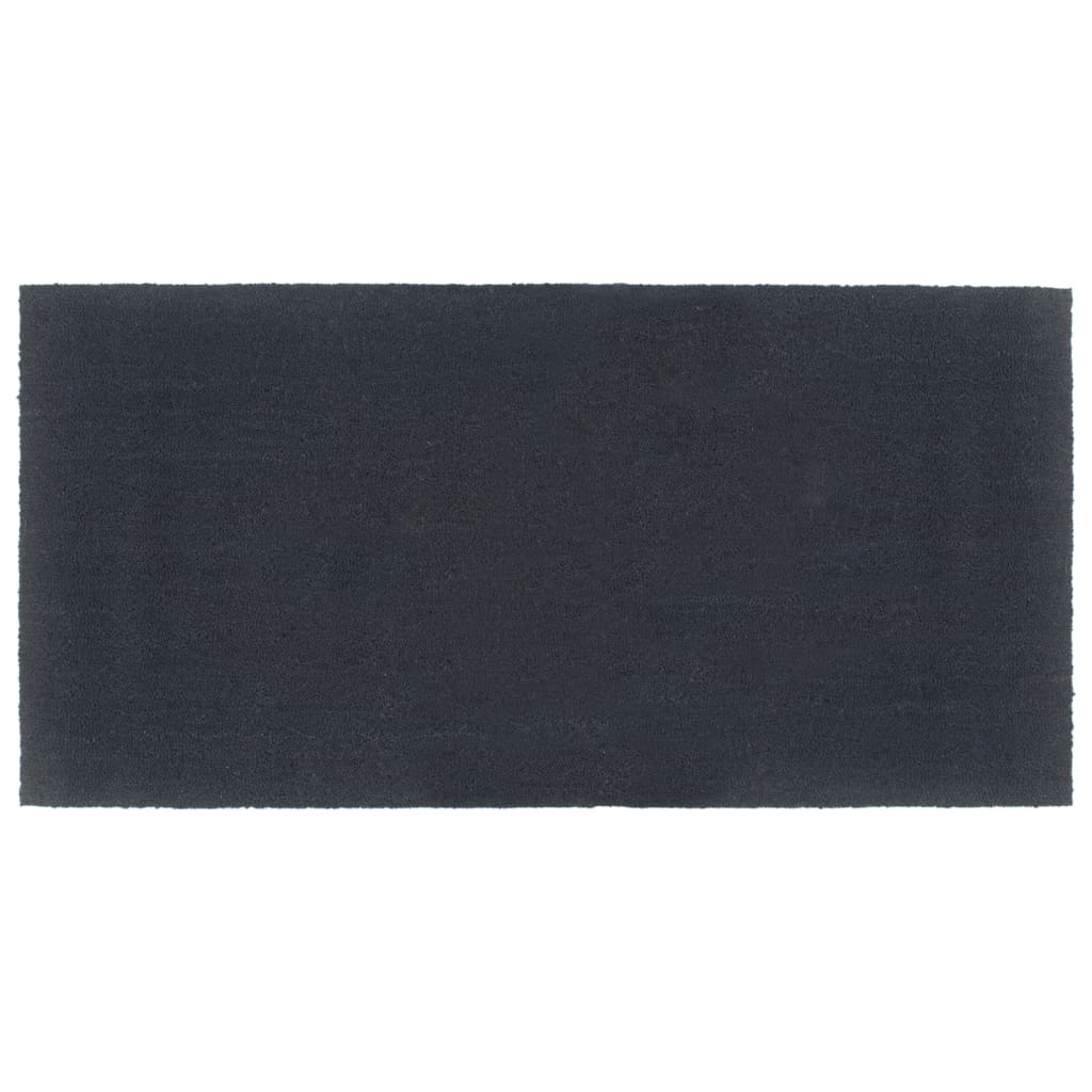 vidaXL Wycieraczka, ciemnoszara, 100x200cm, włókno kokosowe, tuftowana