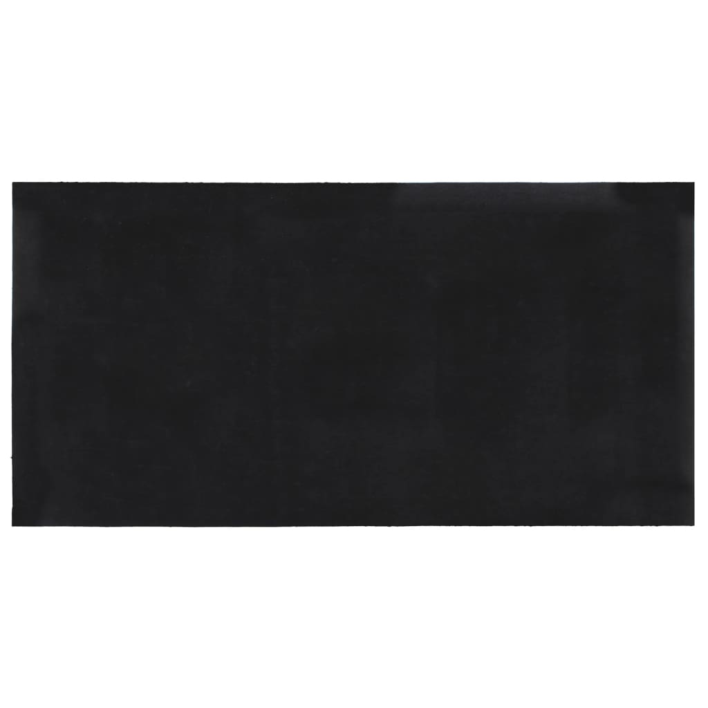 vidaXL Wycieraczka, ciemnoszara, 100x200cm, włókno kokosowe, tuftowana
