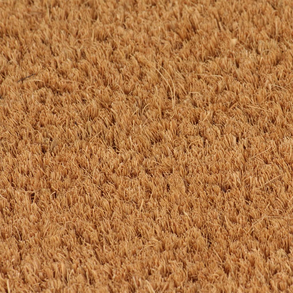 vidaXL Wycieraczka, naturalna, 80x100 cm, włókno kokosowe, tuftowana