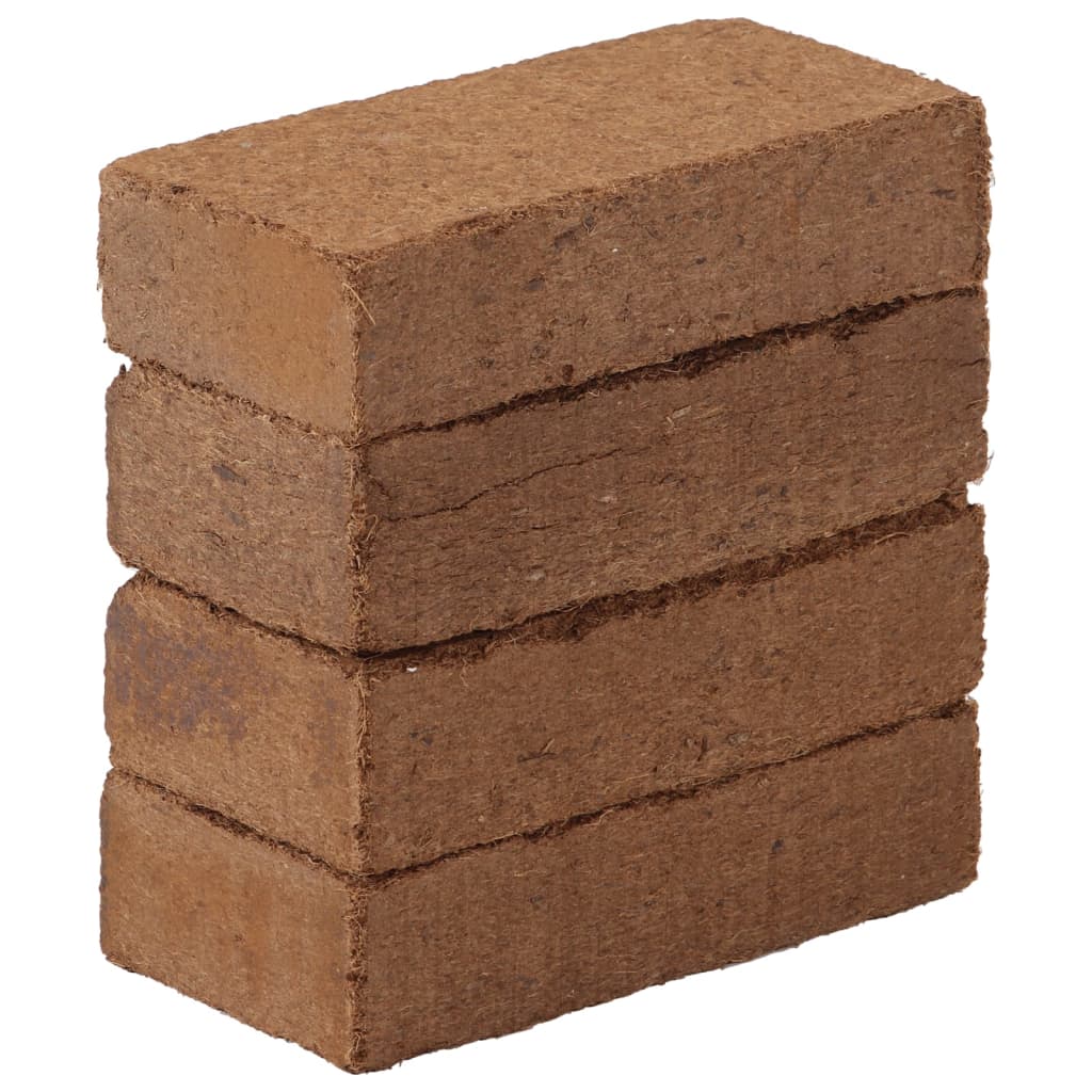 vidaXL Kostki włókna kokosowego, 650 g x 12 szt., łącznie 7,8 kg