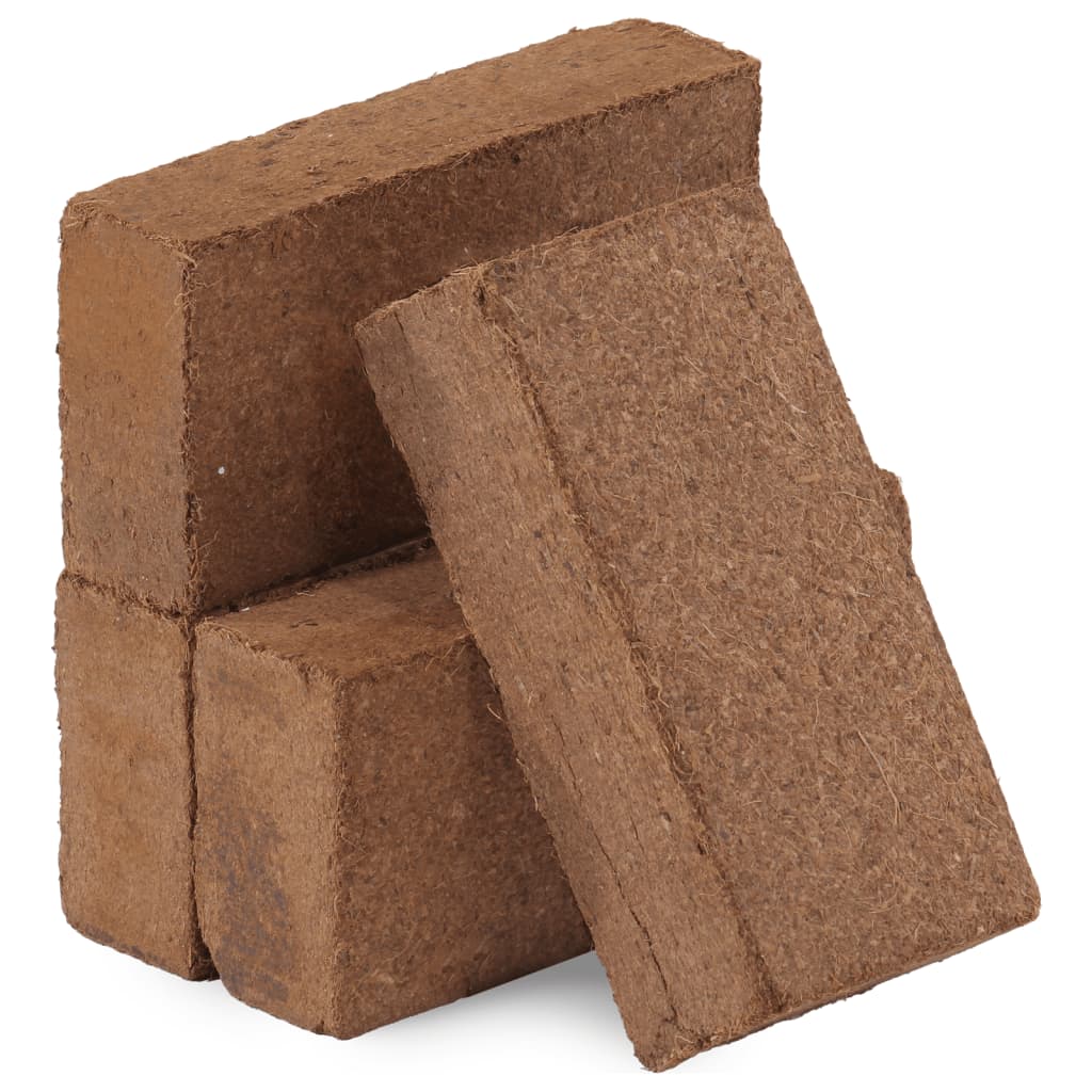 vidaXL Kostki włókna kokosowego, 650 g x 12 szt., łącznie 7,8 kg