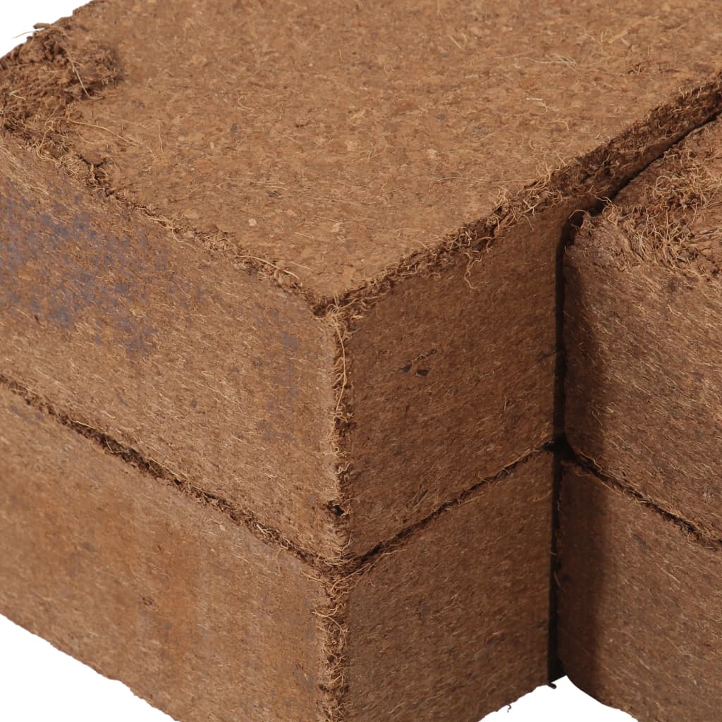 vidaXL Kostki włókna kokosowego, 650 g x 12 szt., łącznie 7,8 kg