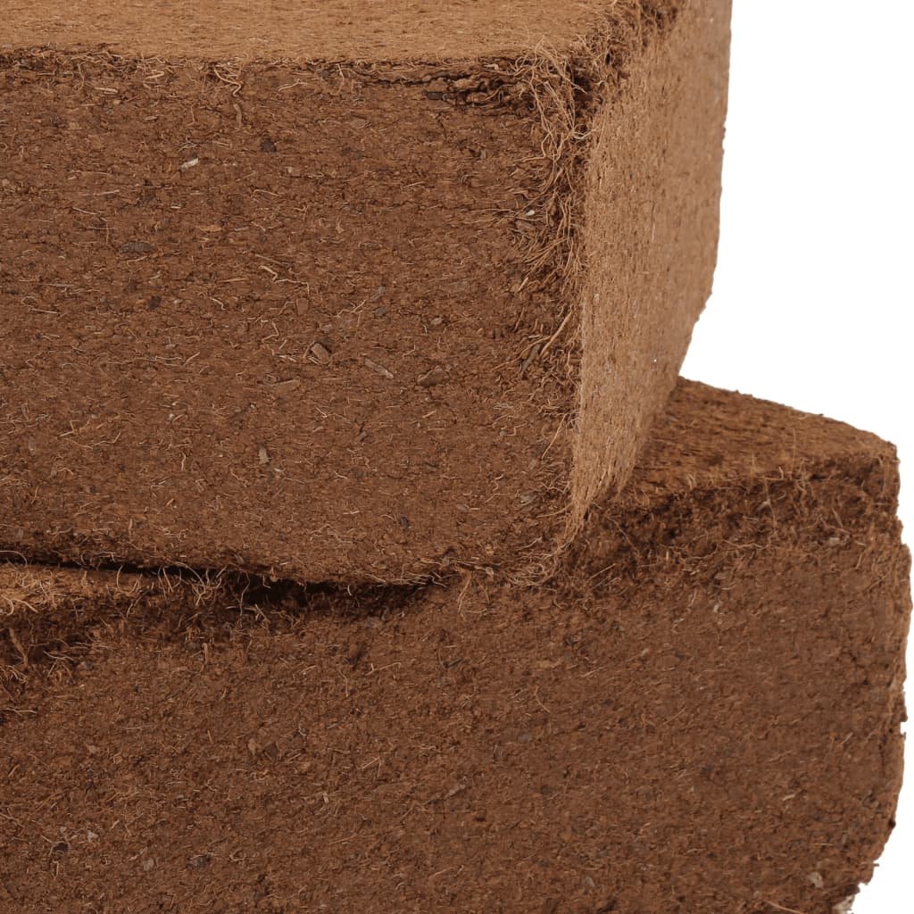 vidaXL Kostki włókna kokosowego, 5 kg x 5 szt., łącznie 25 kg