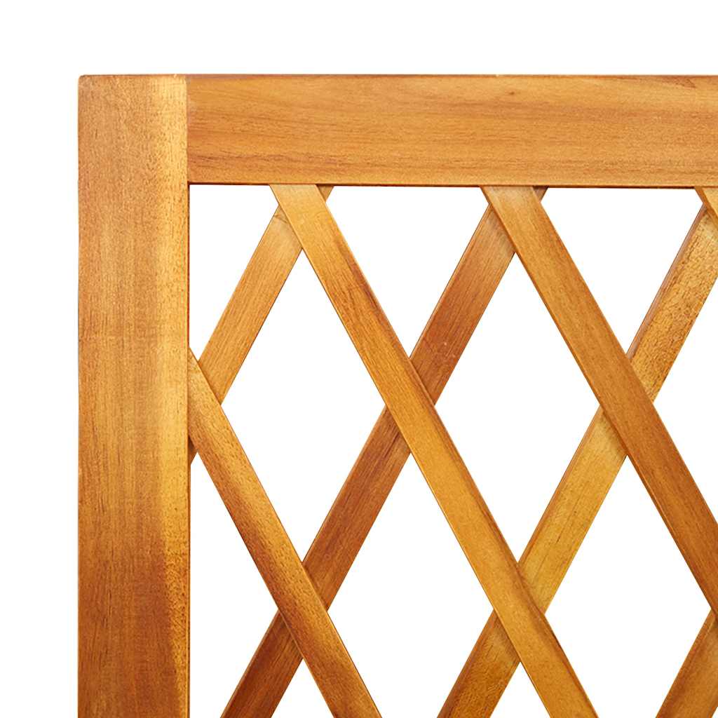 vidaXL Donica z trejażem, 55x29,5x132 cm, lite drewno akacjowe