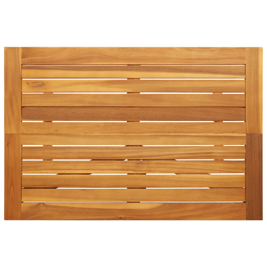 vidaXL Składany stolik na balkon, 90x60x72 cm, lite drewno akacjowe