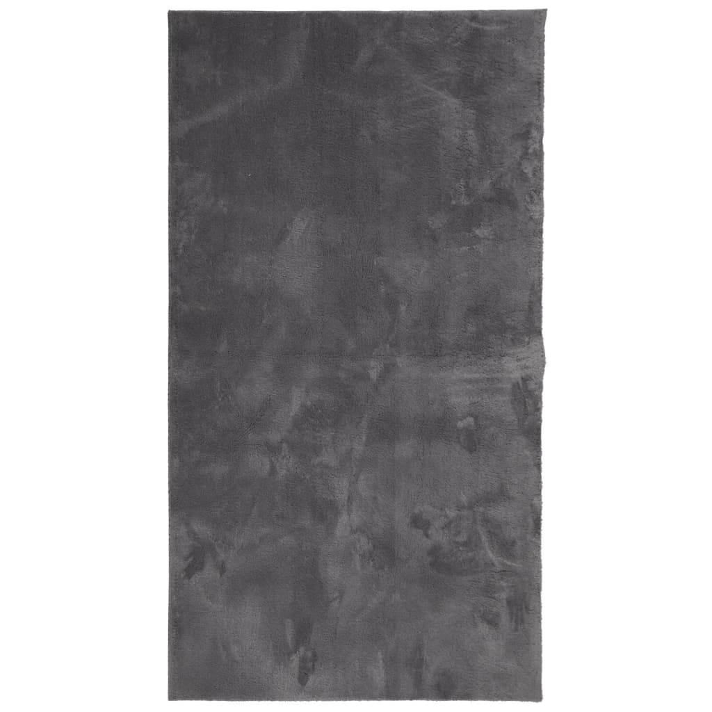 vidaXL Dywan HUARTE z krótkim włosiem, antracytowy, 60x110 cm