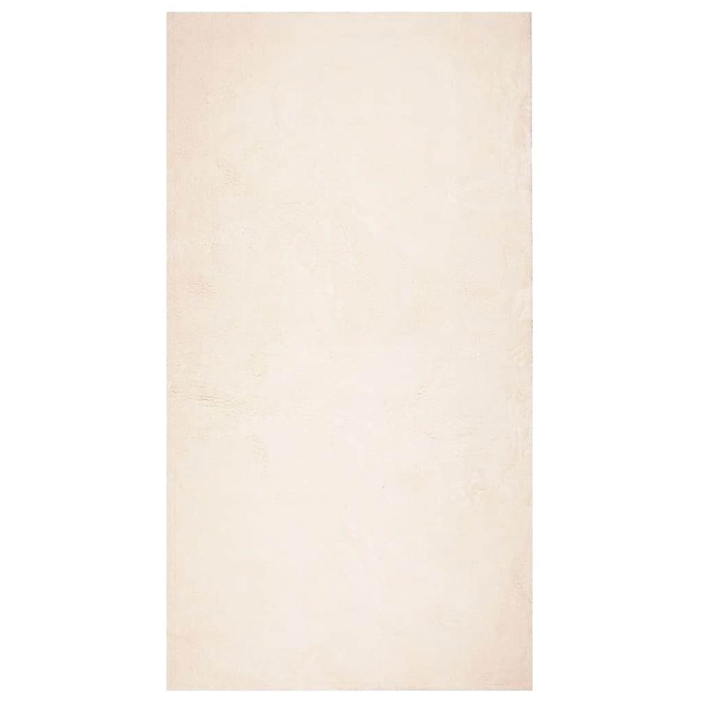 vidaXL Dywan HUARTE z krótkim włosiem, beżowy, 80x150 cm