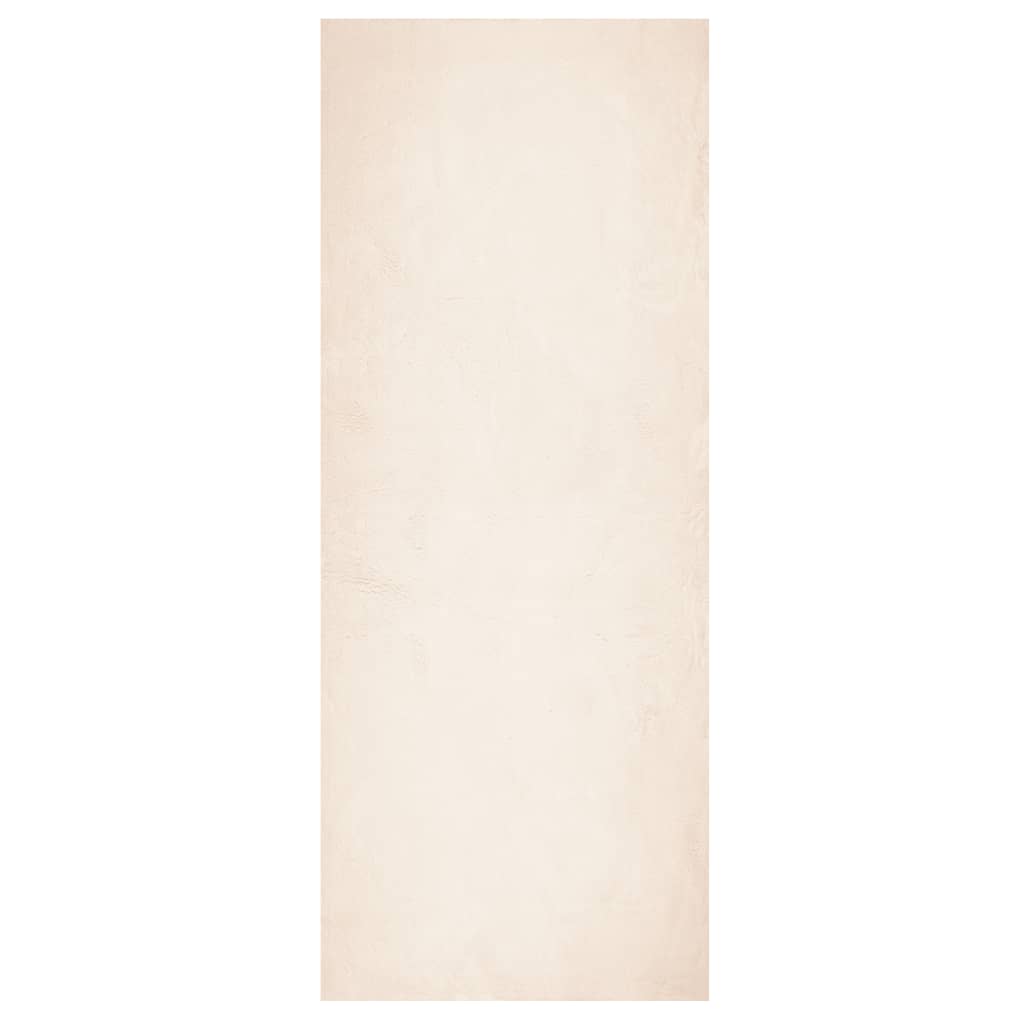 vidaXL Dywan HUARTE z krótkim włosiem, beżowy, 80x200 cm