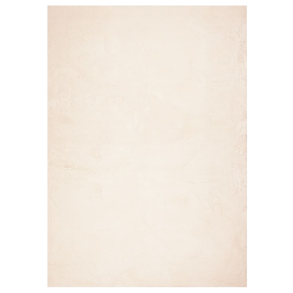 vidaXL Dywan HUARTE z krótkim włosiem, beżowy, 240x340 cm