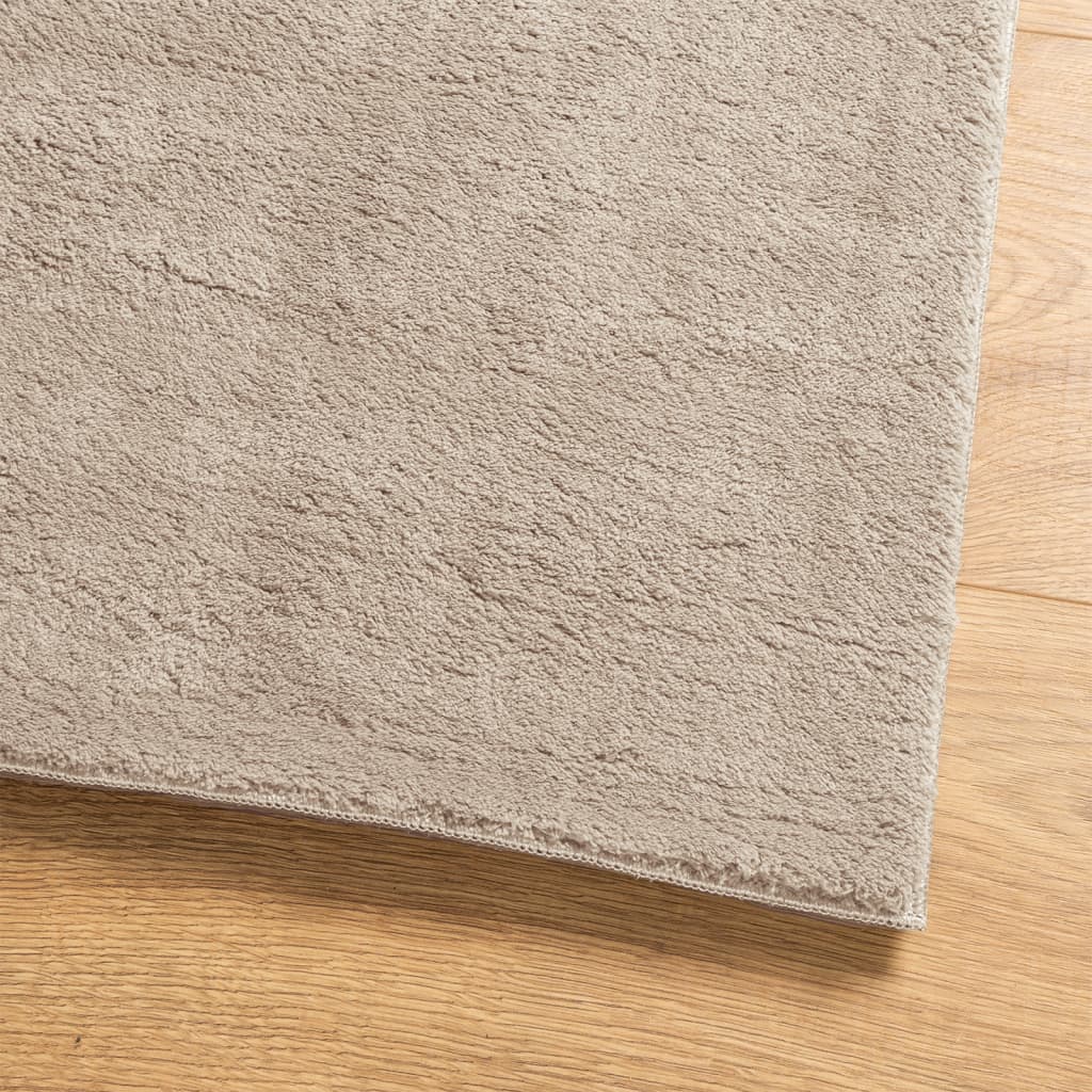 vidaXL Dywan HUARTE z krótkim włosiem, piaskowy, 200x280 cm