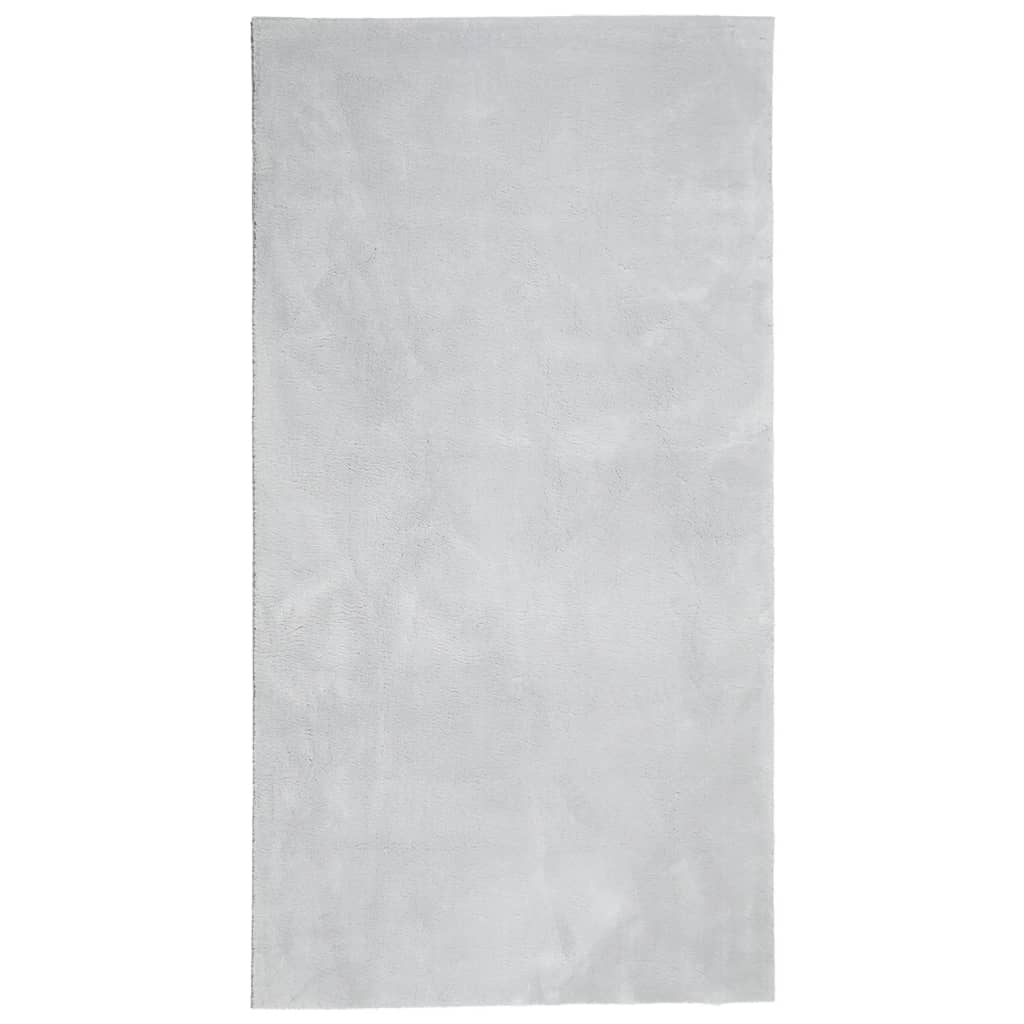 vidaXL Dywan HUARTE z krótkim włosiem, szary, 80x150 cm