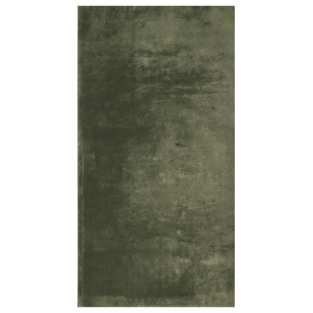 vidaXL Dywan HUARTE z krótkim włosiem, zielony, 60x110 cm
