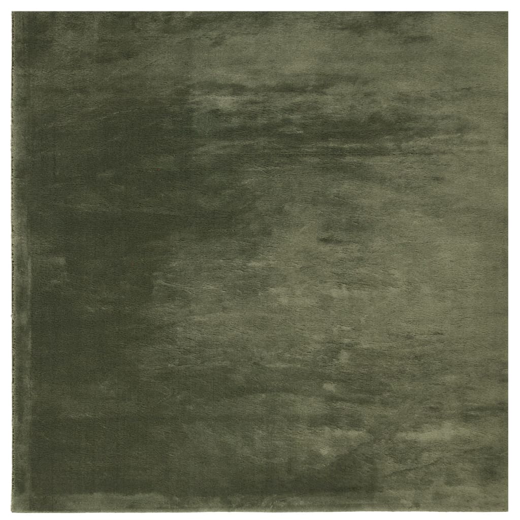 vidaXL Dywan HUARTE z krótkim włosiem, zielony, 120x120 cm