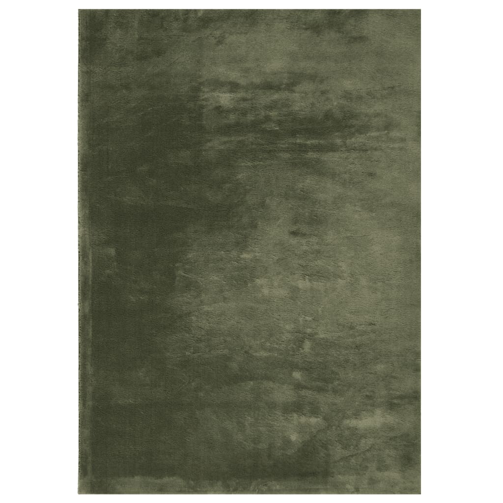 vidaXL Dywan HUARTE z krótkim włosiem, zielony, 240x340 cm