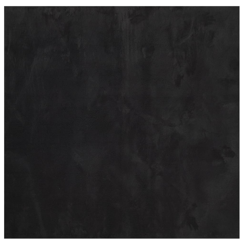 vidaXL Dywan HUARTE z krótkim włosiem, czarny, 240x240 cm