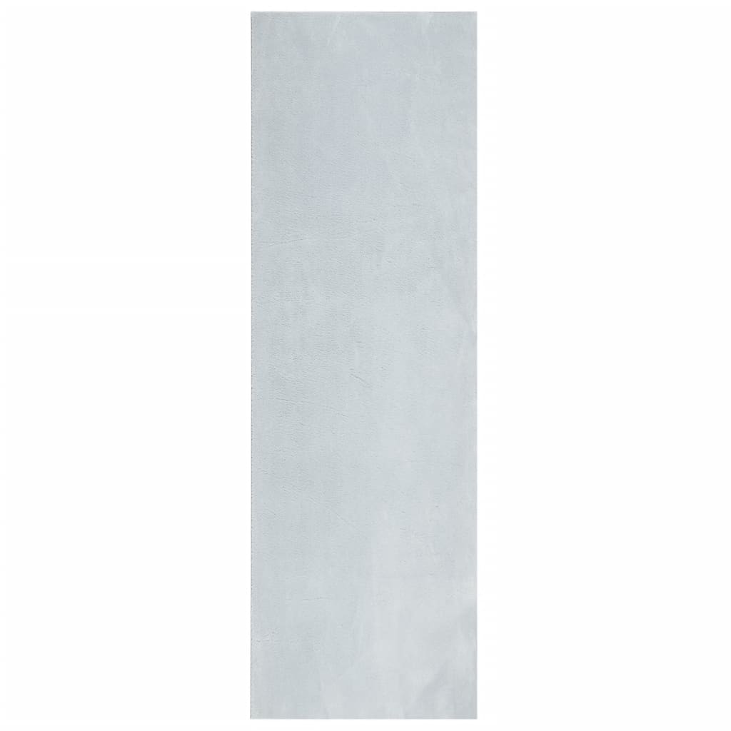 vidaXL Dywan HUARTE z krótkim włosiem, niebieski, 80x250 cm
