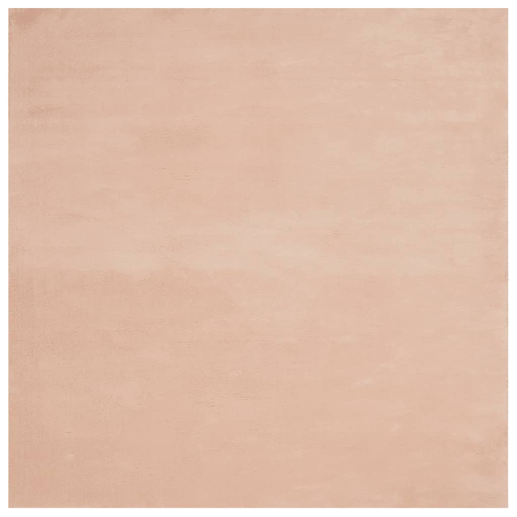 vidaXL Dywan HUARTE z krótkim włosiem, różowy, 200x200 cm