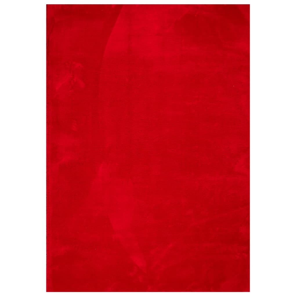 vidaXL Dywan HUARTE z krótkim włosiem, czerwony, 200x280 cm