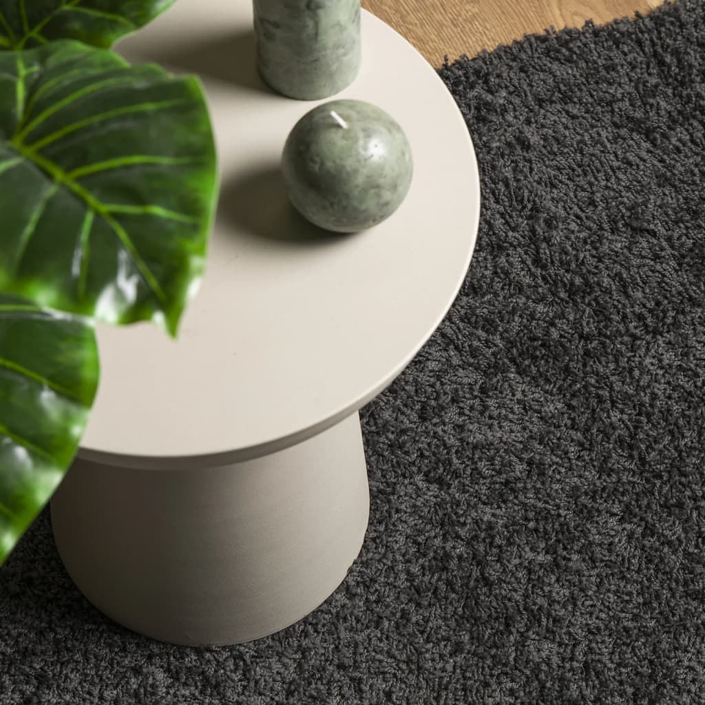 vidaXL Dywan z długim włosiem PAMPLONA, antracytowy, 120x170 cm