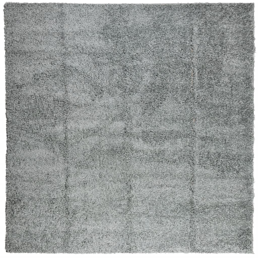 vidaXL Dywan z długim włosiem PAMPLONA, zielony, 160x160 cm
