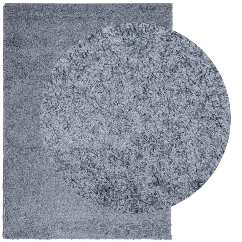 vidaXL Dywan z długim włosiem PAMPLONA, niebieski, 240x340 cm