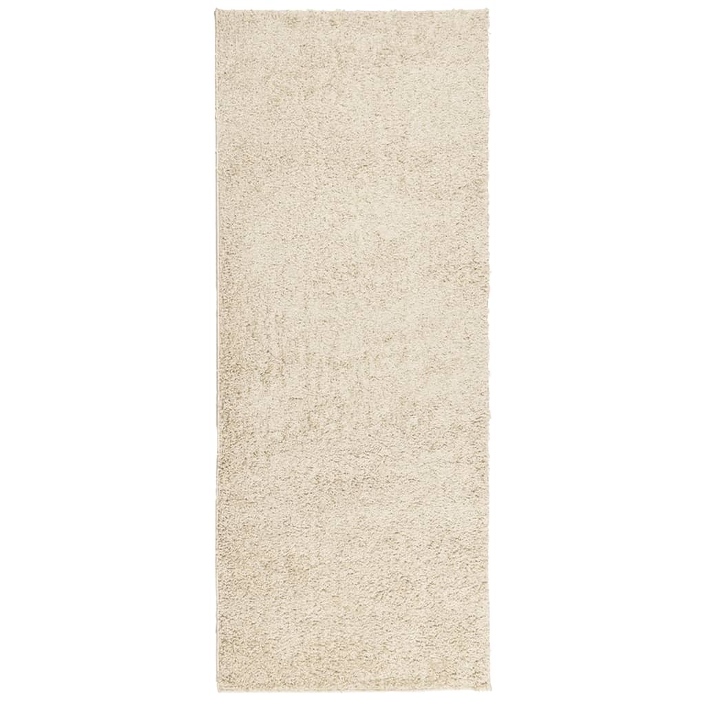 vidaXL Dywan z długim włosiem PAMPLONA, złoty, 80x200 cm