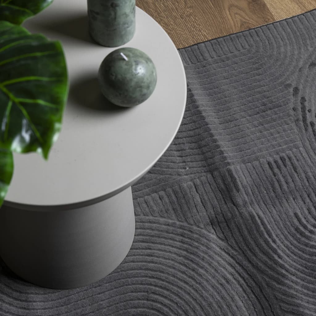 vidaXL Dywan IZA z krótkim włosiem, antracytowy, 160x230 cm