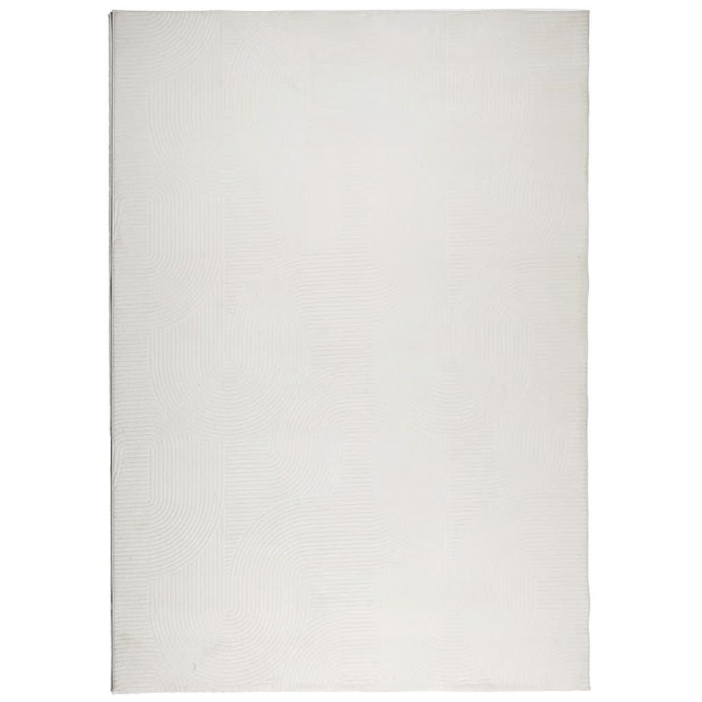 vidaXL Dywan IZA z krótkim włosiem, kremowy, 160x230 cm