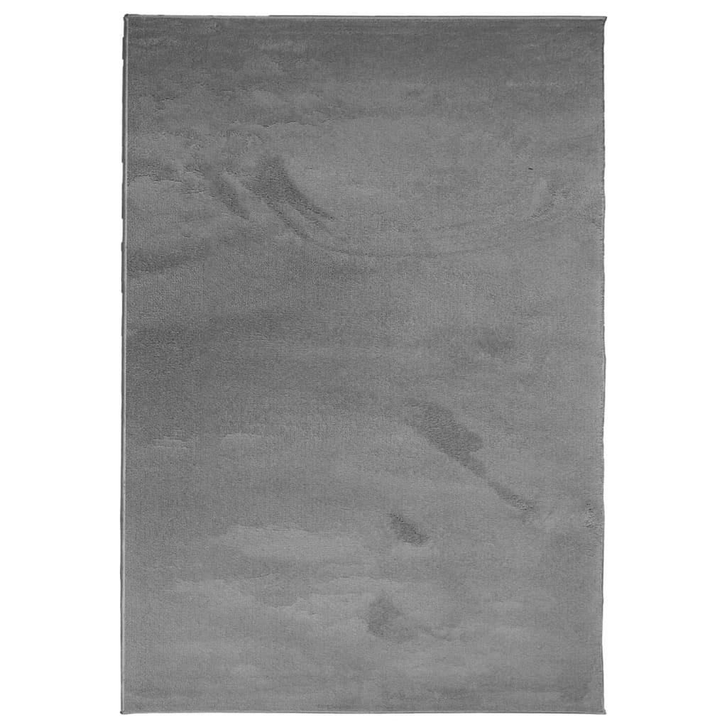 vidaXL Dywan OVIEDO z krótkim włosiem, antracytowy, 200x280 cm